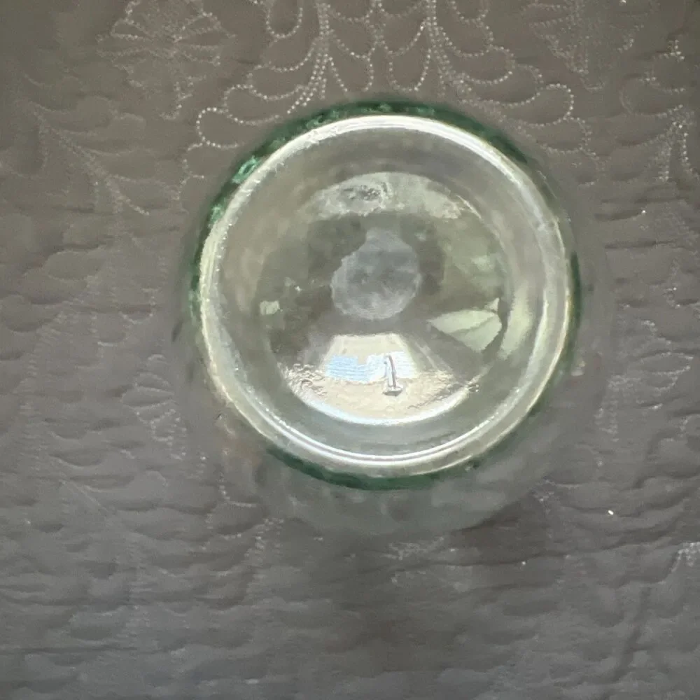 Indiana Glass Swirl Illusion Vase Vintage Art Decor Glassware Urn 8